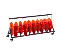 FHSLKXIM Wire Spool Rack,Spool Classification,Cable Pay-Off,Heavy-Duty Cable Distributor For Laying Cables In The Workshop Or On Site,107x30x47cm
