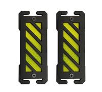 Fhsqwernm 2 Pcs/Set Warning Patches Tacticals Molles Reflective Mark Reflective Patches Outdoor Tool Easy To Use