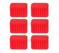 Fhsqwernm 6Pcs Mandible Shaper Exercises Facials Muscles Men & Women Double Chin Reducers Mandible Fitness Jaw Muscle Exerciser