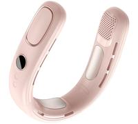 Fhsqwernm Wearable Air Conditioning Miniature Rechargeable Digital Display Electric Fan Portable Hanging Necks Cooling Device Semiconductor Cooling Neck Fan
