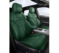 FHSUF Car Seat Covers Custom Leather Car Seat Cover For Dodge For Challenger 2012-2015 Accessories Interior Full Set Automobiles Waterproof Car Seat Covers(GREEN,Standard)