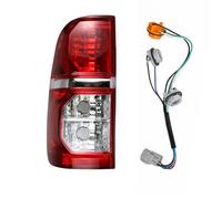 FHSUFG Brake Lamp Dynamic 1pc Tail Light Assembly With Wires For Toyota For Hilux 2005 2006 2007 2008 2009-2015 Rear Taillight Warning Reversing(L)