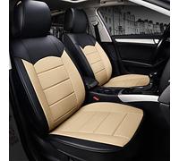 FHSUFG Seat Pad Car Chair Full Coverage Car Seat Covers For Bmw X5 E53 E70 F15 F85 X6 X7 X1 E84 F48 X2 F39 X3 E83 F25 G01 F97 X4 F26 G02 F98(Black beige,Standard)