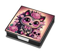 FHTech Store PU 5D Diamond Painting Kit Note Box with 160 Sheets Diamond Art Notepad Box for Home Office and School Supplies