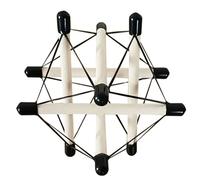 FHUILIJH Anatomical Tension Integral Model Structural Elements Human Fascial Tension Teaching Aid Demonstration Dynamic Practical Rehabilitation Model,White,12cm