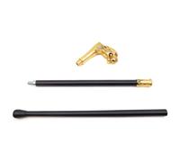 FHUILIJH Dragon Head Cane Walking Stick, Walking Sticks for Men & Women, Ideal Vintage Gift Men Women Father/Mother,Yellow,91cm
