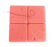FHUILIJH Laparoscopic Fixed-Point Training Model Practice Silicone Pad Exam Training Simulation Training Model,Flesh,13cm