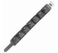 FHUILIJH Medieval Belt Pouch - Middle Rivet PU Leather Belt Bag - for Drama Interpretation COSPLAY Photography Photo Props,A,100cm