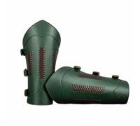FHUILIJH Medieval Cosplay Arm Armor Vintage Sports Belt Buckle Wrist Guard Hand Protector Armor,Green,21CM