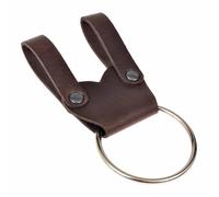 FHUILIJH Medieval Retro Sword and Dagger Set - Medieval Sword Belt Waist Sheath Scabbard Holder - for Stage Drama Performance Costume,Brown,6cm