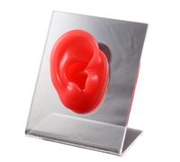 FHUILIJH Simulation Silicone Three-Dimensional False Ear Model Jewellery Display Earphone Display Piercing Practice Model,red A,6cm