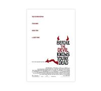 FHYTKC Before The Devil Knows You're Dead Canvas Poster Bedroom Decor Landscape Office Room Decor Gift 20x30inch(50x75cm)