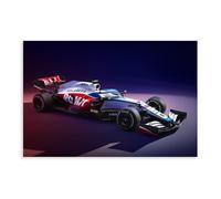 FHYTKC F-1 Racing, Williams Fw43 Canvas Poster Wall Art Decor Print Picture Paintings for Living Room Bedroom Decoration 08x12inch(20x30cm)