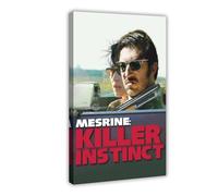 FHYTKC Mesrine Killer Instinct Canvas Poster Wall Art Decor Print Picture Paintings for Living Room Bedroom Decoration 20x30inch(50x75cm)