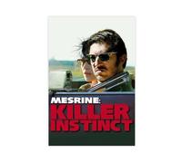 FHYTKC Mesrine Killer Instinct Canvas Poster Wall Art Decor Print Picture Paintings for Living Room Bedroom Decoration 12x18inch(30x45cm)