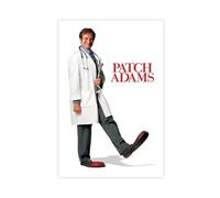 FHYTKC Patch Adams Canvas Poster Wall Art Decor Print Picture Paintings for Living Room Bedroom Decoration 24x36inch(60x90cm)