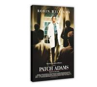 FHYTKC Patch Adams Canvas Poster Wall Art Decor Print Picture Paintings for Living Room Bedroom Decoration 16x24inch(40x60cm)
