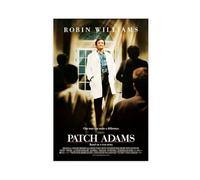 FHYTKC Patch Adams Canvas Poster Wall Art Decor Print Picture Paintings for Living Room Bedroom Decoration 12x18inch(30x45cm)