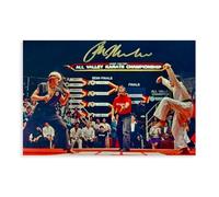 FHYTKC Ralph Macchio HANDGEMACHT The Karate Kid Film Canvas Poster Wall Art Decor Print Picture Paintings for Living Room Bedroom Decoration 08x12inch(20x30cm)
