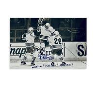 FHYTKC „Stephane Matteau Signiert & Beschriftet NHL Canvas Poster Bedroom Decor Landscape Office Room Decor Gift 16x24inch(40x60cm)
