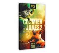 FHYTKC UFC 214 Jon Jones Vs Daniel Cormier 2 Rematch Light Heavyweight Championship Title Fight Poster Canvas Poster Bedroom Decor Landscape Office Room Decor Gift 12x18inch(30x45cm)