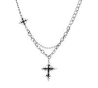 FHYWHCMGS Goth Cross Necklace Cross Necklace for Men Alt