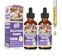 FHZRLP Cat Melatonin, Melatonin for Cats, Cat Tranquilizer to Anxiety Relief for Cats and Stressful Emotions in Cats, Cat Sleep Aid to Promote Relaxation and Entry into Sleep in Cats