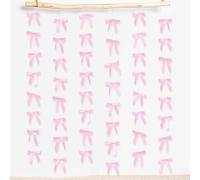 FHzytg Pink Satin Ribbon Bow Hanging Garland, 6 Pack of 48 Pieces, 6.6 Feet Long Each, Perfect for Girls Bow Birthday Party, Baby Shower, Wedding Decorations