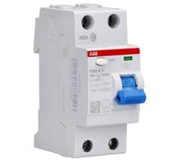 FI Circuit Breaker 2-pin Type A, "F202A" 25 A, 0.03 A
