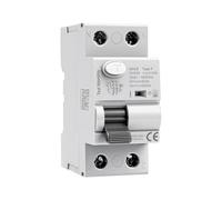 Fi Circuit Breaker 63A 30mA Type F FI Switch 2-Pin 6kA RCCB 2P 63A 0.03A Residual Current Circuit Breaker AC230V for Single-Phase Frequency Converters Load Devices GYL9