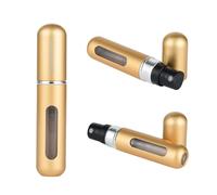 Fia Direct 6ML Perfume Atomiser Aftershave Travel Refillable Bottle Portable Handbag Spray-Nicotine Free (Gold)