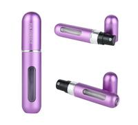 Fia Direct 6ML Perfume Atomiser Aftershave Travel Refillable Bottle Portable Handbag Spray-Nicotine Free (Purple)