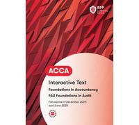 FIA Foundations in Audit (International) FAU INT : Interactive Text