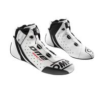 FIA OMP ONE EVO X R Race Shoes White Rally Racing Boots Drive 8856