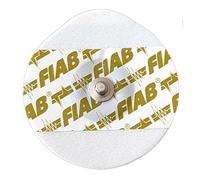 Fiab - Universal Disposable ECG Electrodes, Made of Foam, Oval Shape, 48x50 mm, Adults, 1 Pack of 50 electrodes.