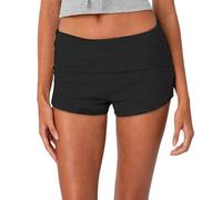 Fiacafyo Women Fold Over Lounge Shorts Y2K Low Rise Booty Mini Shorts Skinny Casual Pj Micro Bottom Cute Pajamas Shorts (A-Multicolor, XL)