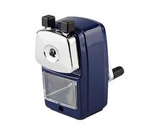 Fiacvrs Desktop Manual Pencil Sharpener,School Office Desktop Pencil Sharpener For Children Hand Crank Cutte-r Student Rotary(Blue)
