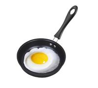 Fiacvrs Non Stick Mini Pan for One Egg, 4.92inch Small Frying Pan, Non-Stick Egg Frying Pans with Handle Heat Resista-nt Pot, Camping Cooking Omelet Skillet Pans for Gas Stove Induction Hob