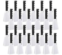 Fiada 24 Pcs Cow Bell with Handle 10 Inch Cheering Cowbells for Sporting Events Cow Bells Noise Makers Hand Percussion Cowbells Chimes for Football Games Party Concert School Graduation Farm Ranch