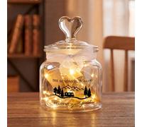 Fiada Gift Wrapping With Money LED Bottle Light With Dried Flowers Greeting Cards Envelopes(Die schönste Reise Begt zu zweit)