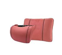 Fiakaon Car Headrest Car Pillow Blanket Two-in-One Seal Comfortable Cuion All-Season Removable Cover Seat Head Neck Support(Red)