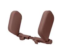 Fiakaon Car Neck Headrest Pillow Cushion Seat Memory Foam Pad Sleep Side Head Telescopic Support On Cervical Spine Removable Cover Seat Head Neck Support(Red)