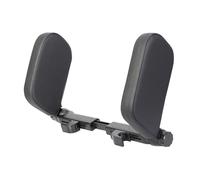 Fiakaon Car Neck Headrest Pillow Cushion Seat Memory Foam Pad Sleep Side Head Telescopic Support On Cervical Spine Removable Cover Seat Head Neck Support(Black)