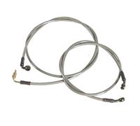 Fiakaon Motorbike Brake Levers Fit For ATV Polaris RZR 800S 8004 800XP 900 570 XP 4 900 1068 Extended Front Rear Brake Lines Brake Handle Lever