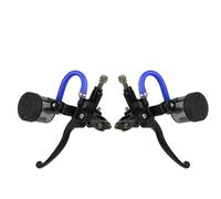 Fiakaon Motorbike Brake Levers Motorcycle Universal Front Brake Pump 22mm Assembly Right/Left Adjustable Brake Lever Big Cup Fit for LC150 Brake Handle Lever(One Pair)