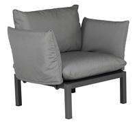 Fiam - Domino Armchair, Anthracite - Anthracite
