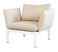 Fiam - Domino Armchair, Beige/White - Beige