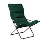 Fiam Fiesta Soft sun lounger Fabric dark green-aluminium frame