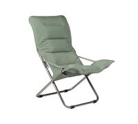 Fiam Fiesta Soft sun lounger Fabric sage green-aluminium frame