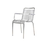 Fiam Mya Spaghetti Dining Chair with Armrests Gray